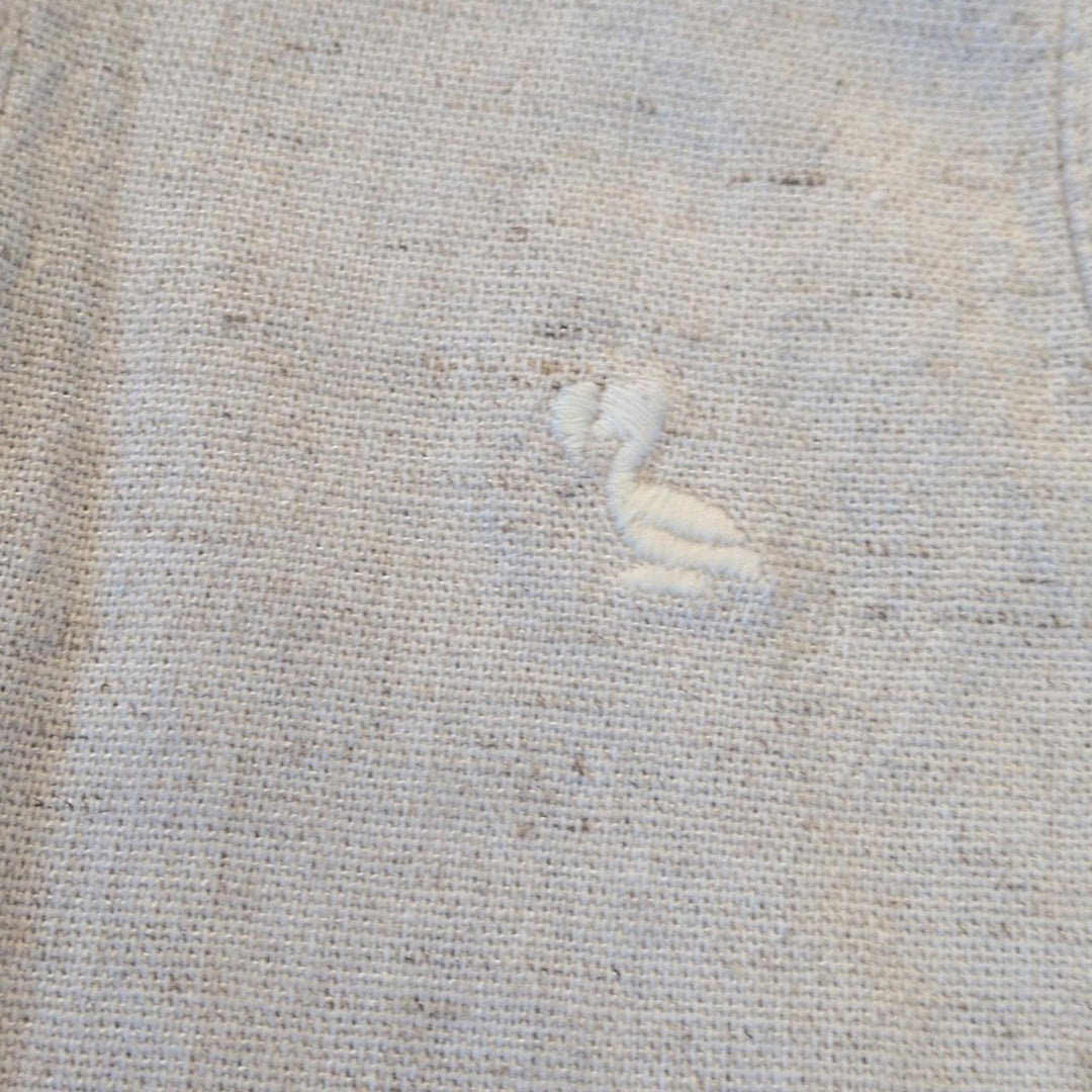 Dudes Linen One Piece Romper - 9-12 Mo