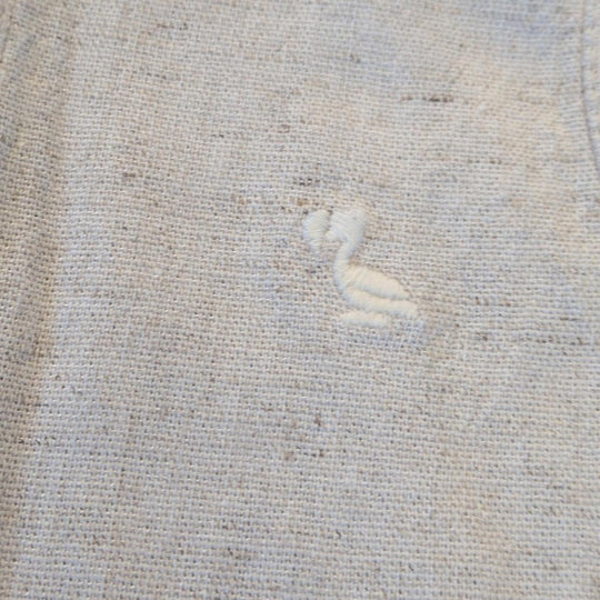 Dudes Linen One Piece Romper - 9-12 Mo