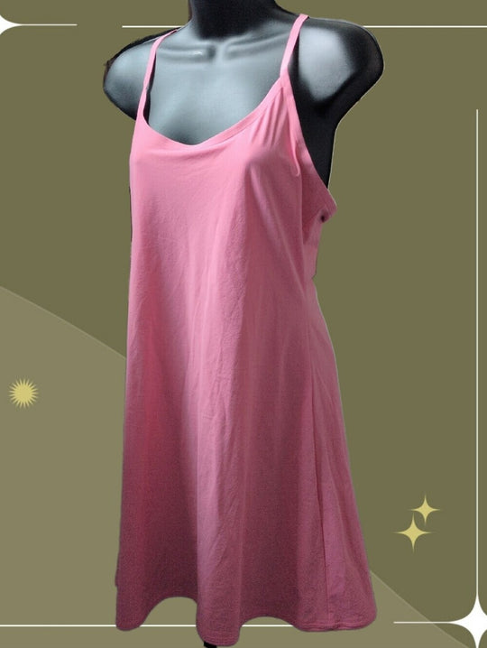 Outdoor Voices The Exercise Dress In Pink  -  Medium