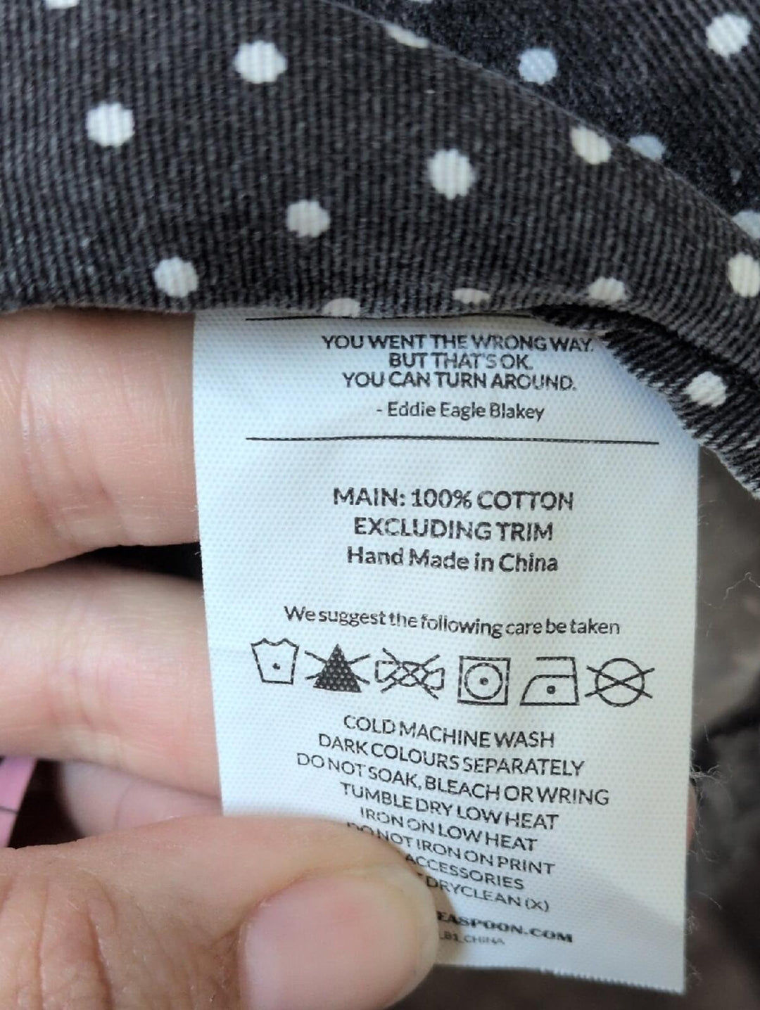 Man X One Teaspoon Men's Gray And White Dot Denim Snap Down Western Shirt -  M