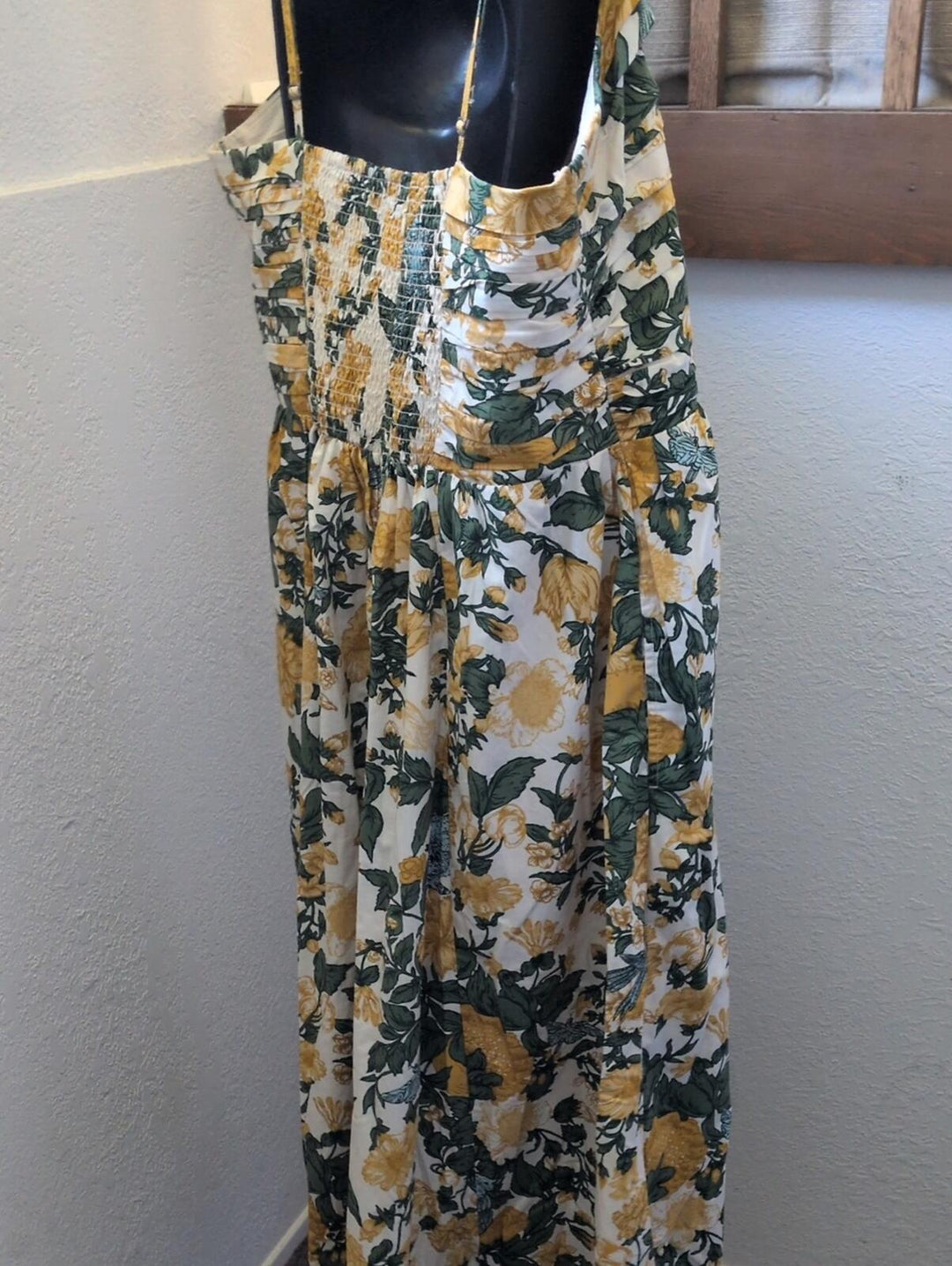 Abercrombie And Fitch Emerson Poplin Floral And Bird Pattern Dress - XXL