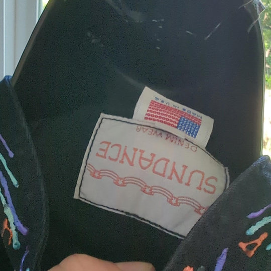 Rare! Vintage Sundance Longline Jean Jacket