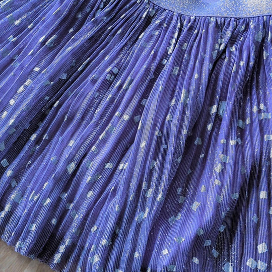 JCrew Crewcuts Sparkle Tulle Pleated Skirt - Girls 6-7