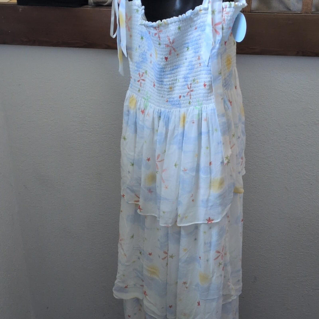 Hill House Elsie Nap Dress In Multi Celestial - Extra Extra Large