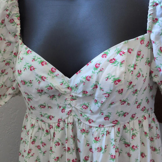Selkie Madonna Dress In Shortcake Floral - XS