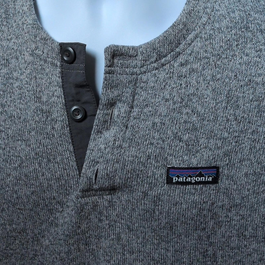 Patagonia Better Sweater Henley Ribbed Heather Knit - Medium
