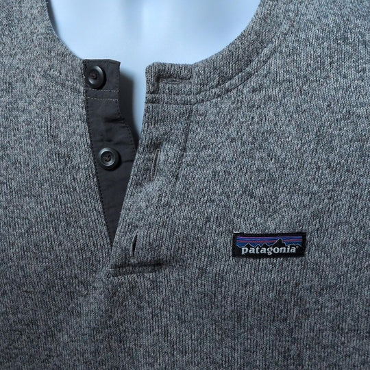 Patagonia Better Sweater Henley Ribbed Heather Knit - Medium
