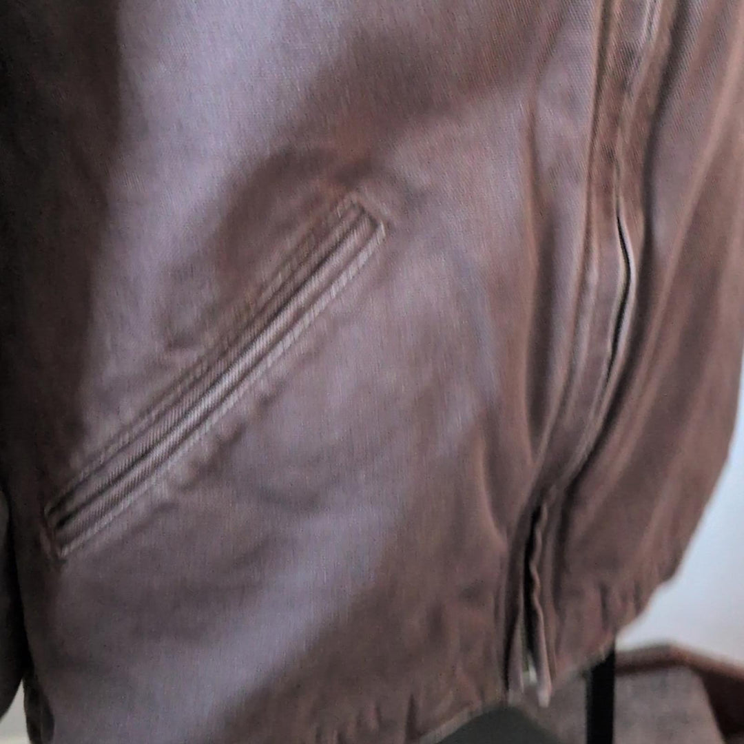 Carhartt Men's Detroit Duck Jacket Dark Brown - Small