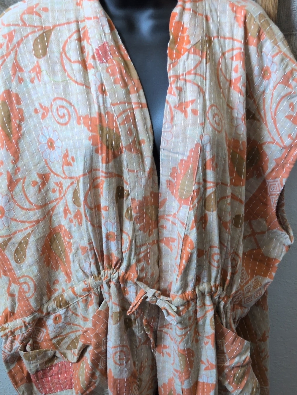 Kantha Bae Short Sleeve Dreamweaver Kimono Robe OSFM