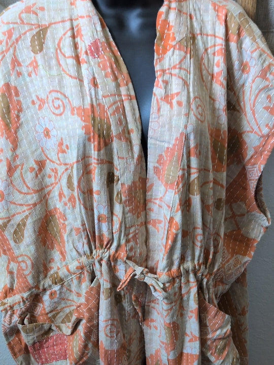 Kantha Bae Short Sleeve Dreamweaver Kimono Robe OSFM
