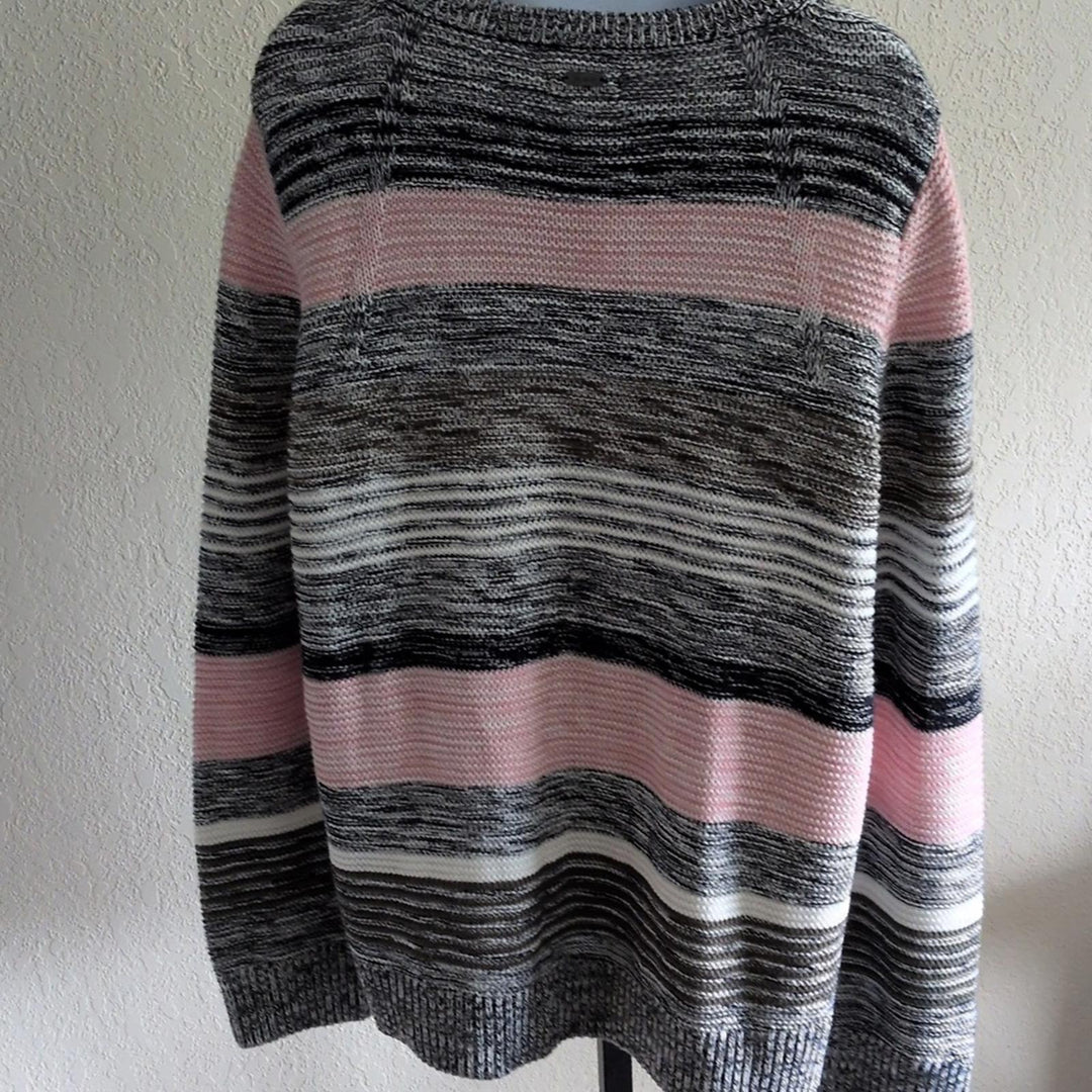 Barbour Navy Stripe Little Hampton Sweater - US 14