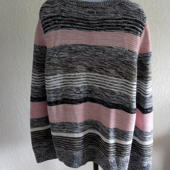 Barbour Navy Stripe Little Hampton Sweater - US 14