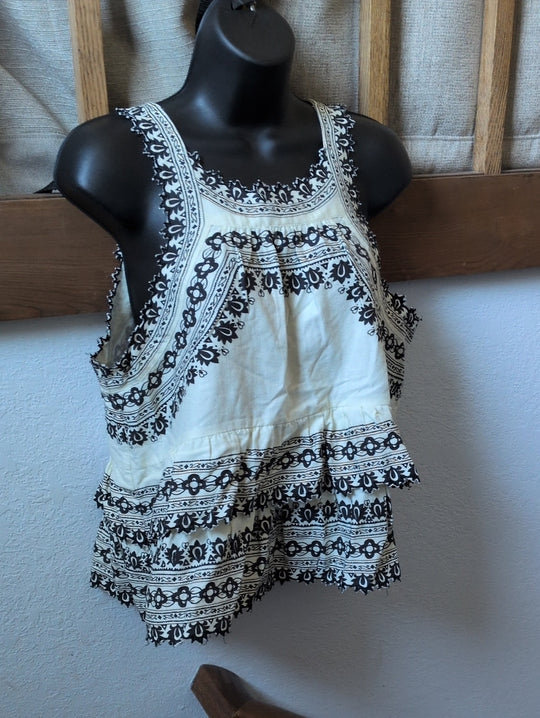 Sea New York Amina Embroidery Tank - M