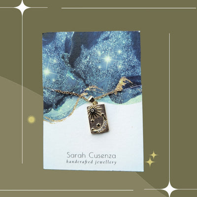 The Moon Charm Necklace by The Enchanted Abalone