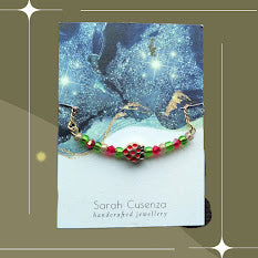 The Strawberry Charm Necklace by The Enchanted Abalone