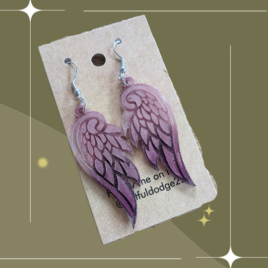 Angel Wing Earrings by The Artful Dodge