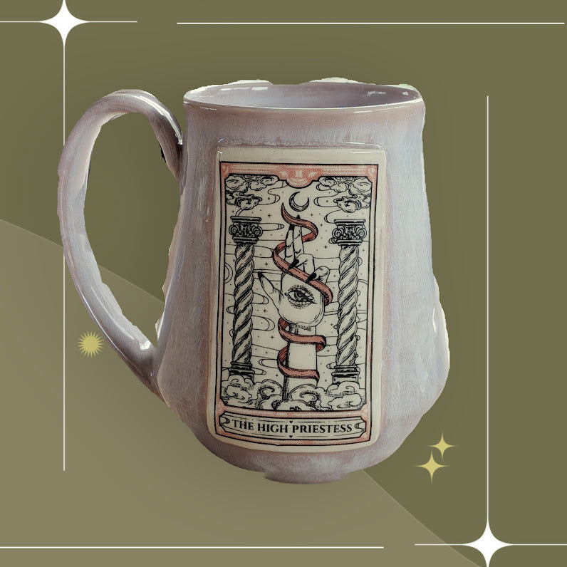 The High Priestess Tarot Mug by Moonrise Pottery