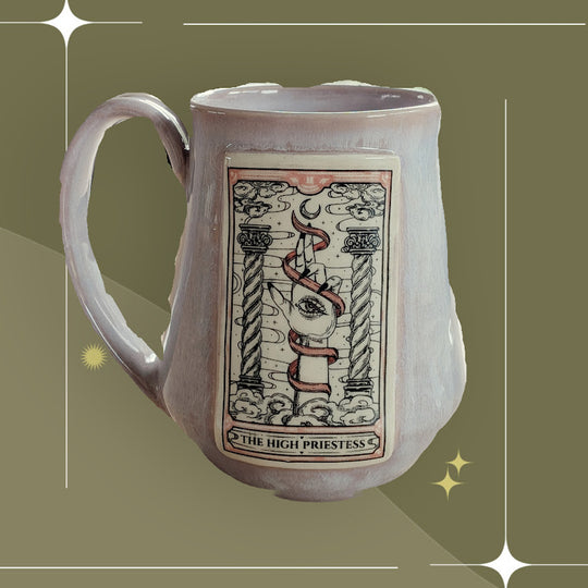 The High Priestess Tarot Mug by Moonrise Pottery