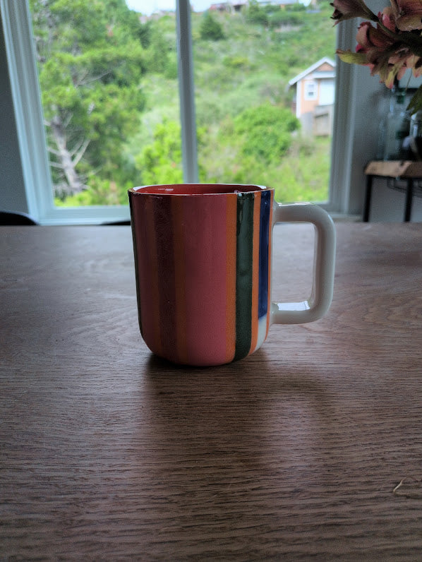 Striped Mugs by Girón Guatemalan Home and Decor