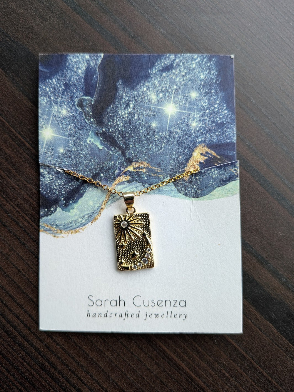 The Moon Charm Necklace by The Enchanted Abalone