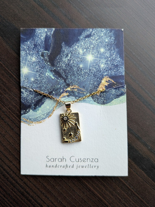 The Moon Charm Necklace by The Enchanted Abalone
