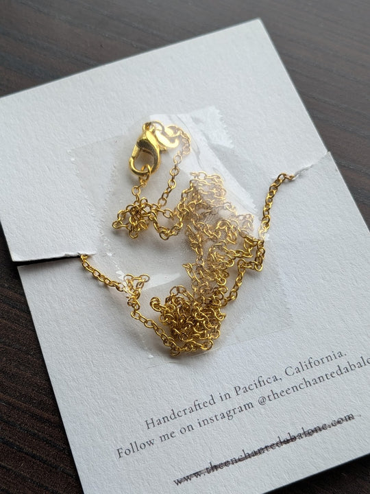 The Moon Charm Necklace by The Enchanted Abalone