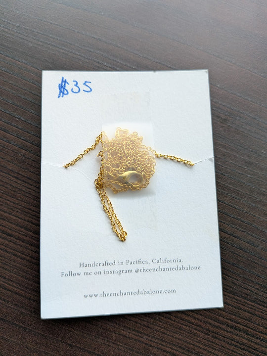 The Sun Necklace by the Enchanted Abalone