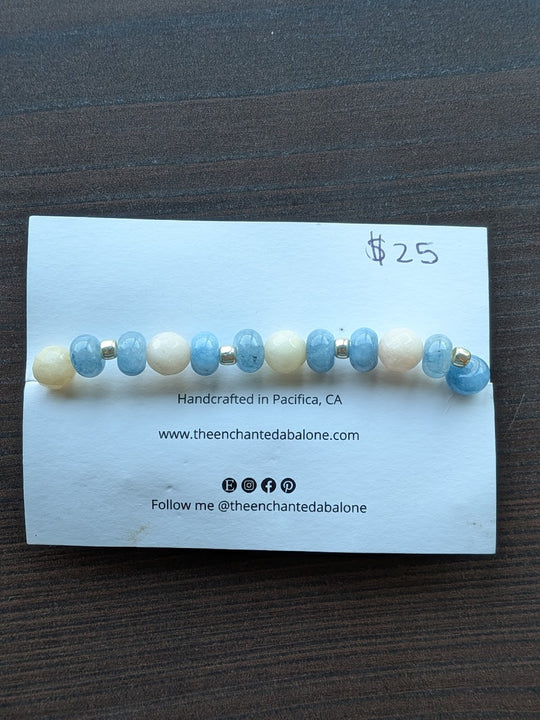 Evil Eye Bracelet by the Enchanted Abalone