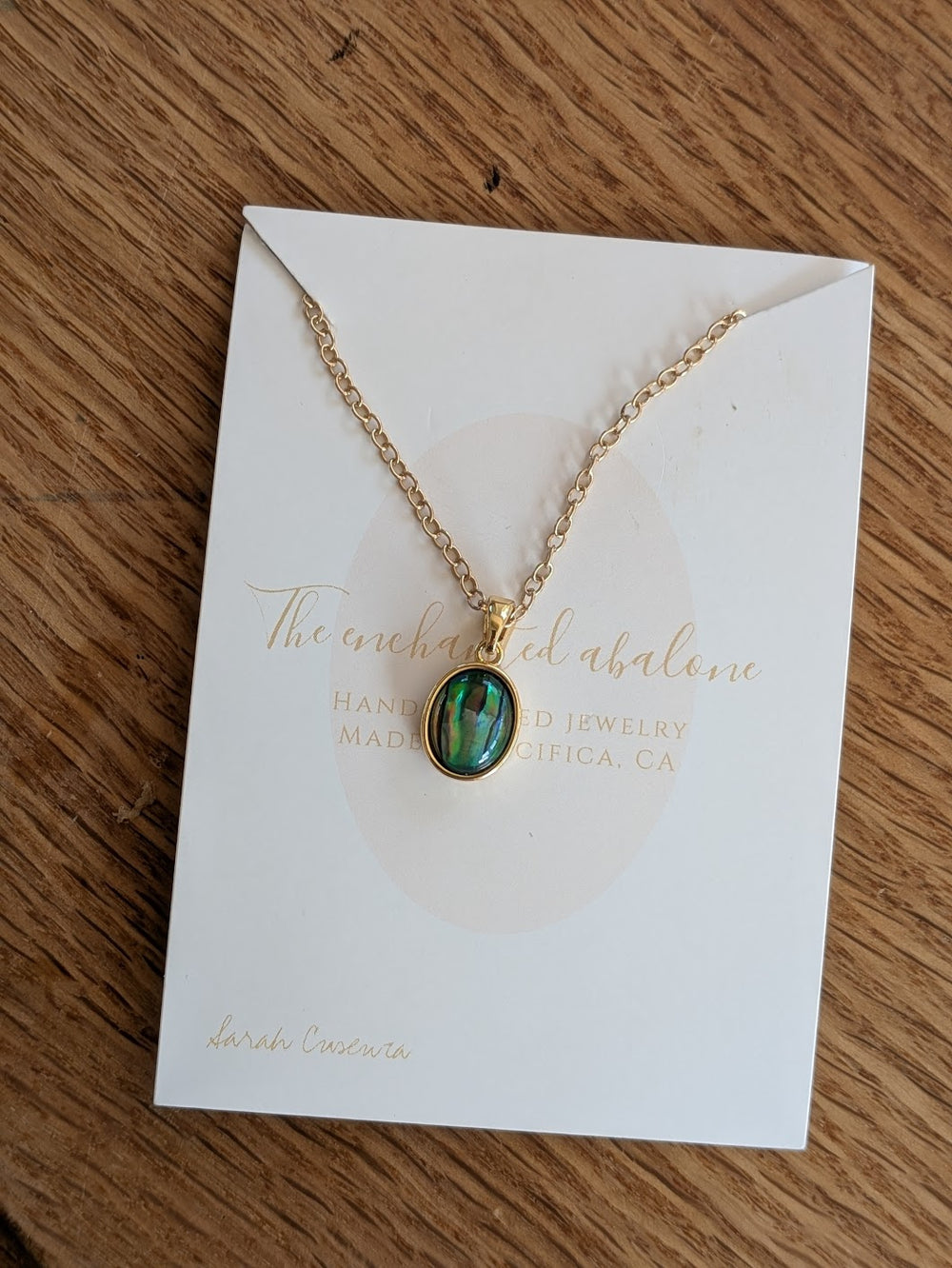 Abalone Pendant Necklace by The Enchanted Abalone