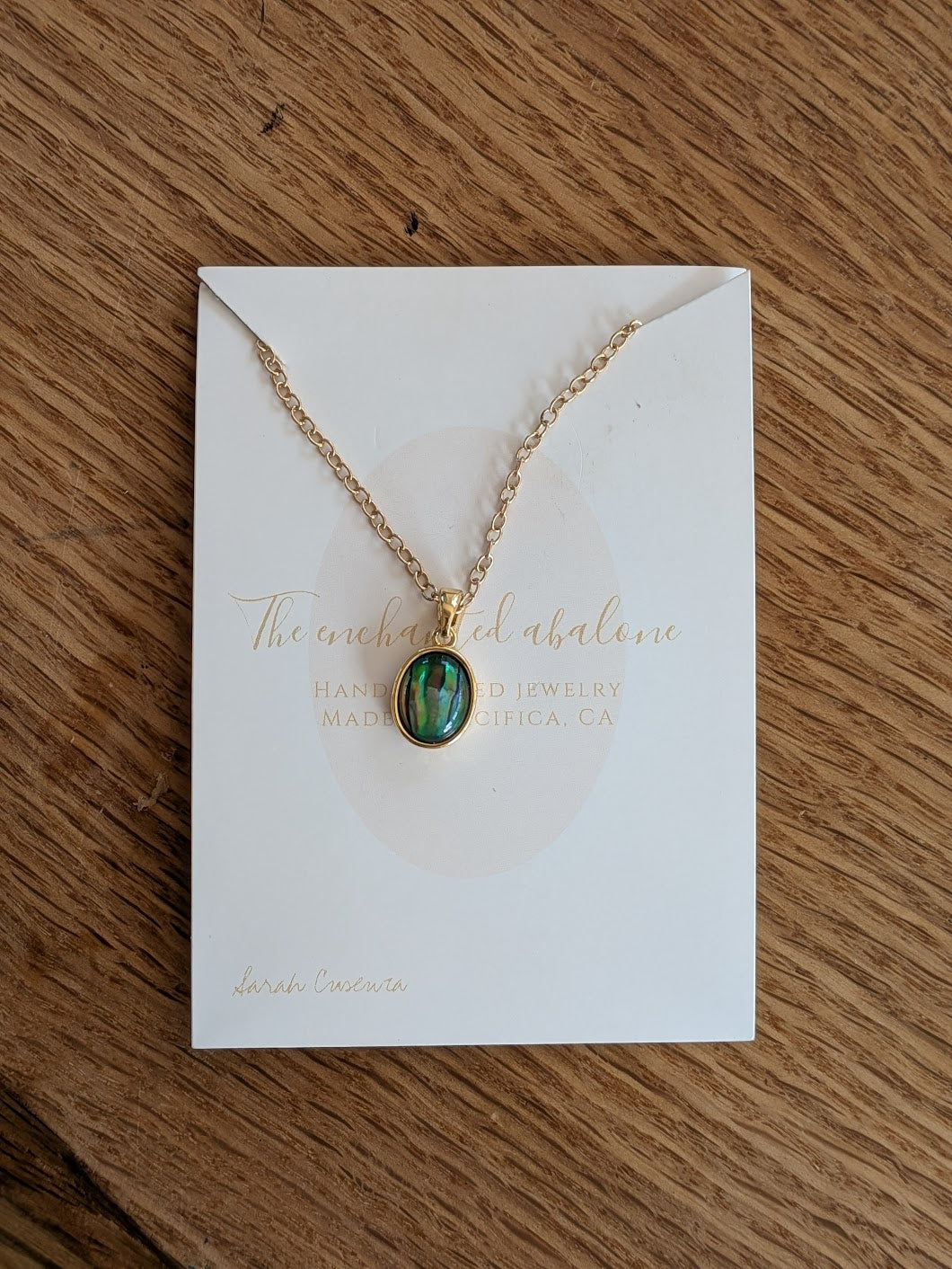Abalone Pendant Necklace by The Enchanted Abalone