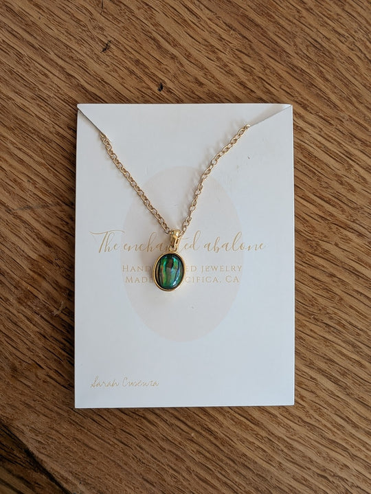 Abalone Pendant Necklace by The Enchanted Abalone