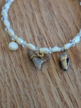Shark Tooth Charm Bracelet and Pearl Bracelet by Sunny Z Jewelry Design