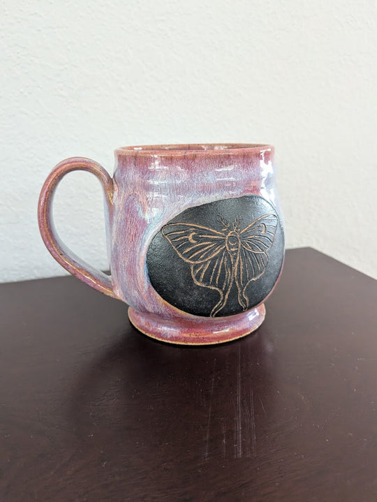 Luna Moth Mug by Moonrise Pottery