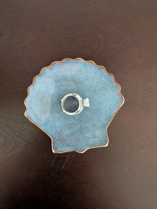 Seashell Ring Dish by Moonrise Pottery