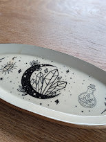 Moon Crystal Tray by Moonrise Pottery