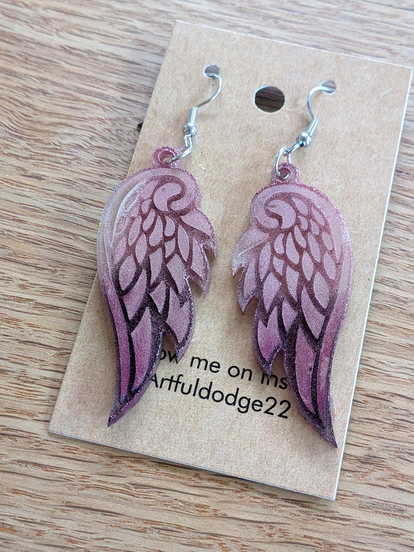 Angel Wing Earrings by The Artful Dodge