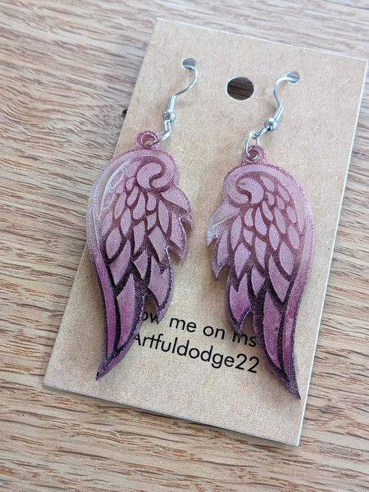 Angel Wing Earrings by The Artful Dodge