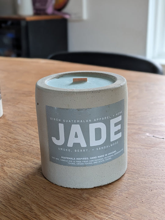 Unique Cement Soy Candles with Guatemalan Inspired Scents by Girón Guatemalan Home and Decor