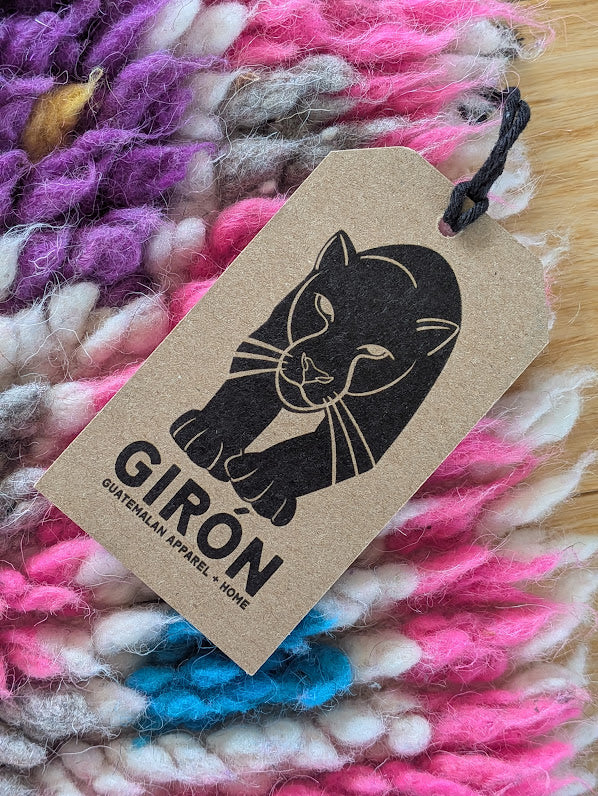 Hand Loomed Momo Floral Rugs by Girón Guatemalan Home and Decor