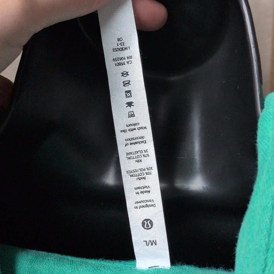 Lululemon Cropped Quarter Zip Scuba Hoodie - Medium