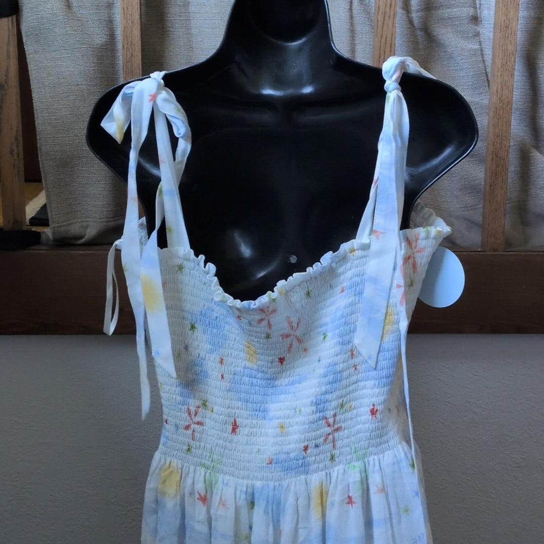 Hill House Elsie Nap Dress In Multi Celestial - Extra Extra Large