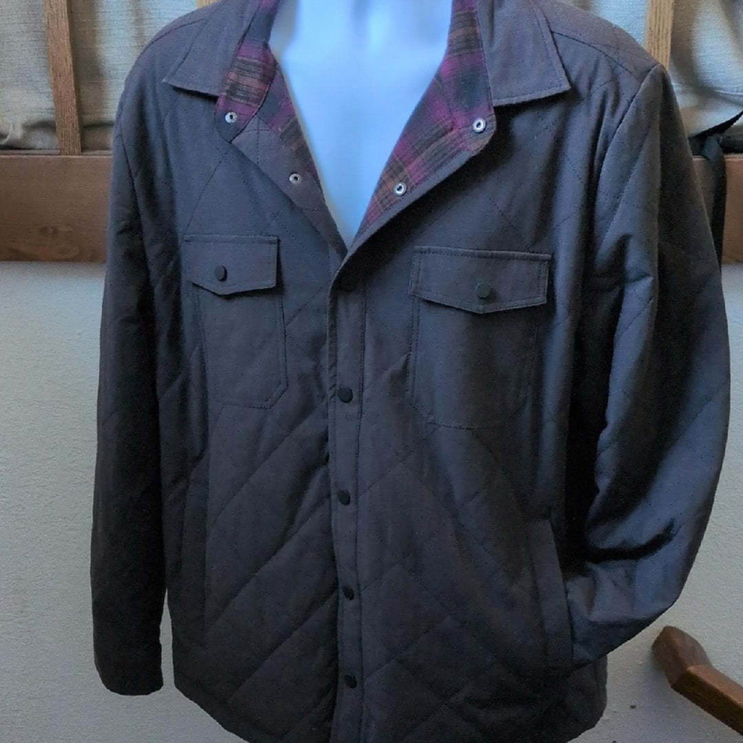 Flag and Anthem Chapin Flannel Lined Quilted Jacket - Large