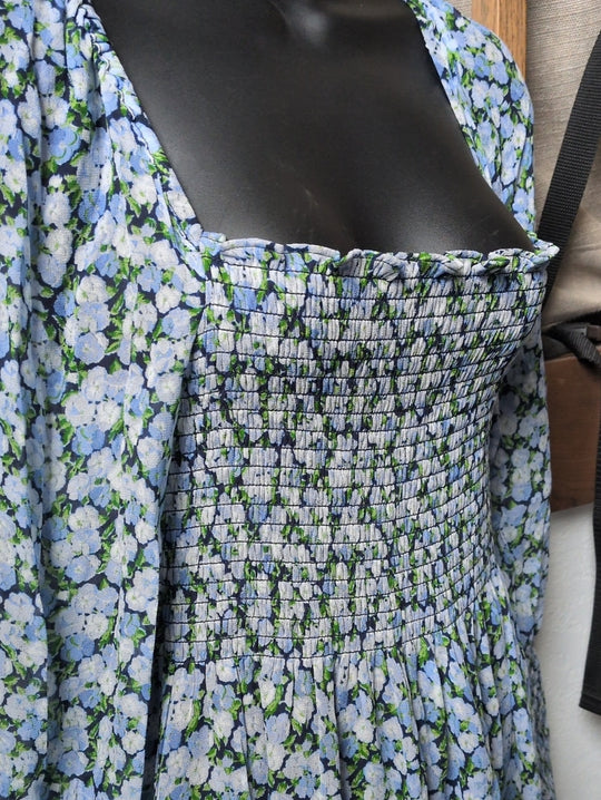 Hill House Home Women's The Norah Nap Dress in Pansy Floral -  XS