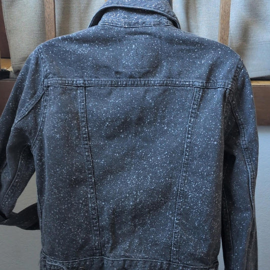 Levi's Light Acid Wash White Paint Splatter Jean Jacket - Small