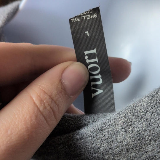 Vuori Gray Coronado Half Zip Sweatshirt - Large