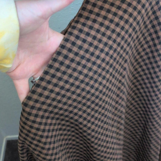 Ivy City Co Maple Plaid Dress - US 2