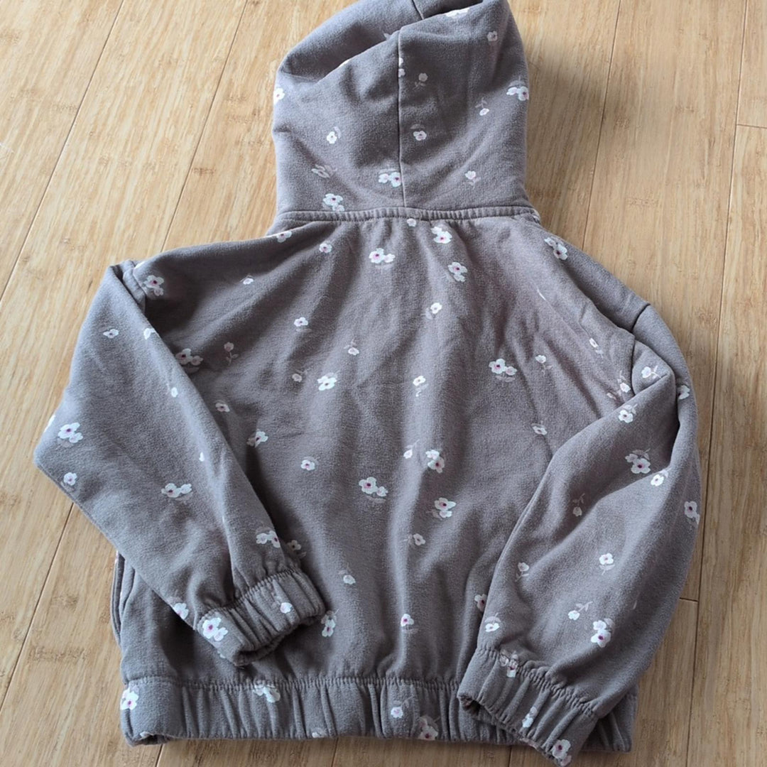 Jessica Simpson Kids Zip Up Floral Hoodie