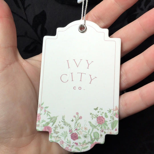 Ivy City Co Burned Floral Velvet Amaya Dress - XL