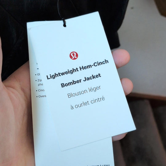 Lululemon Hem Cinch bomber Jacket - XL