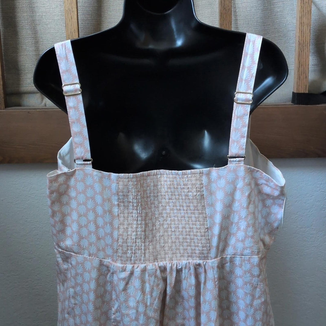 Hill House Home Rowena Dress Pink Pale Coral Shell - XXL